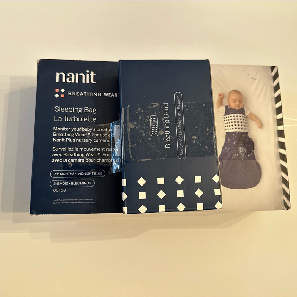 Nanit Sleep Bag with Breathing band NWT